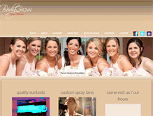 Tablet Screenshot of bodyglowtanningsalon.com